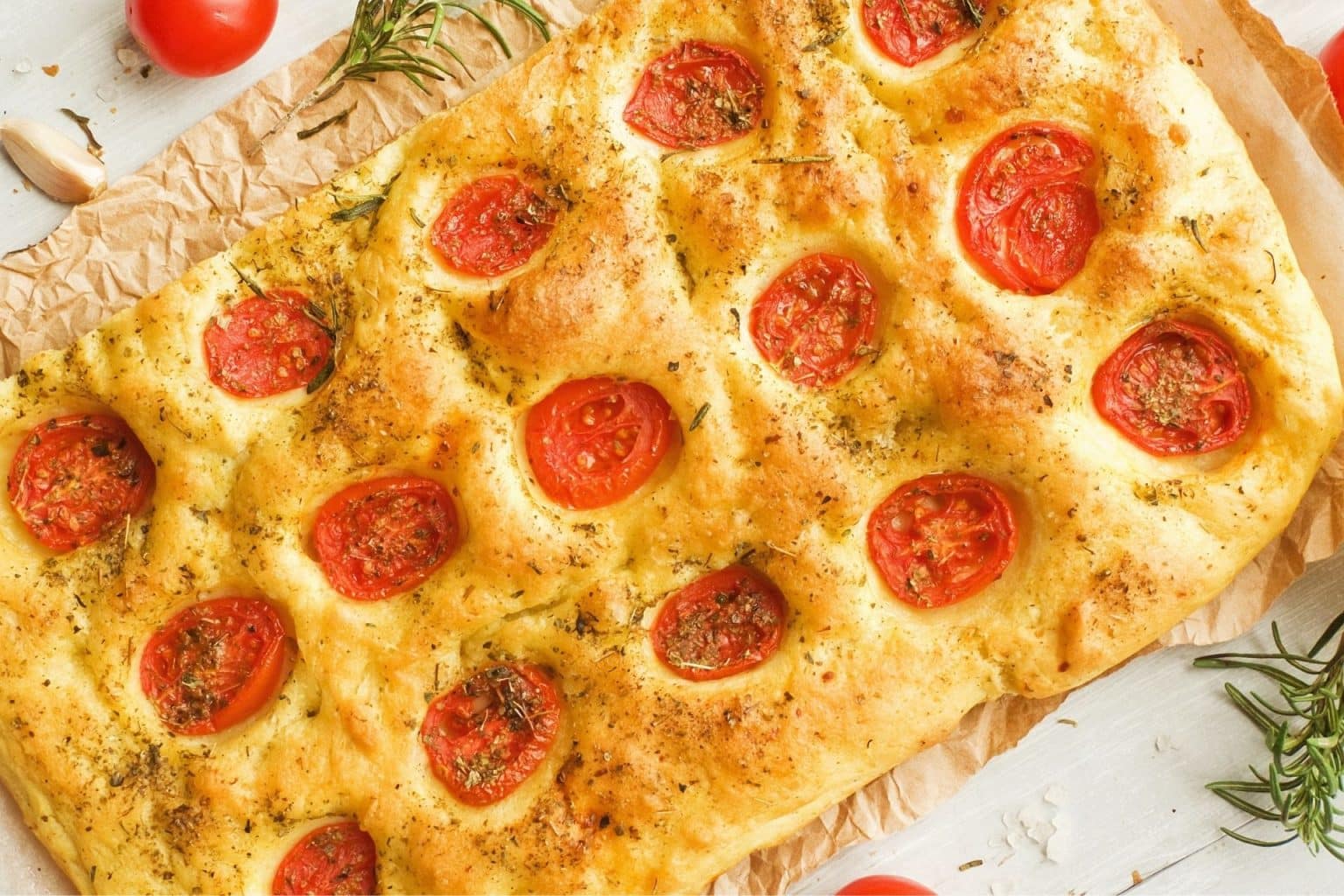 Focaccia mit Tomaten - so schmeckt&amp;#39;s wie in Italien