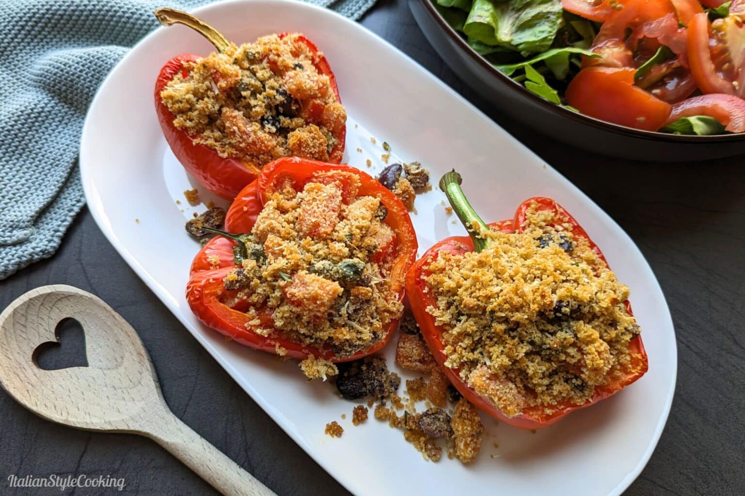 Gefüllte Paprika nach sizilianischer Art - einfach &amp; lecker